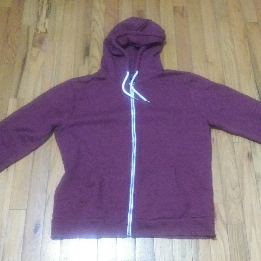 Burgendy Hoodie Size Large